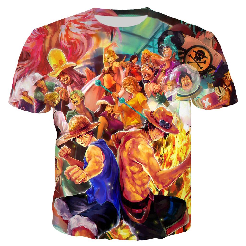 Anime 3D Print Mens T Shirt